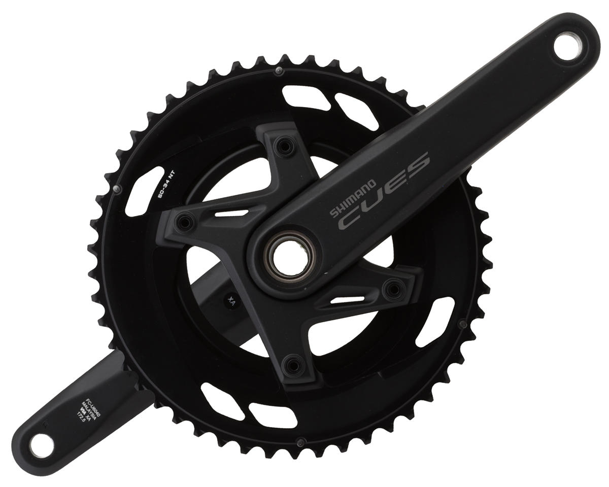 Shimano CUES FC-U6040-2 Crankset (Black) (2 x 9/10 Speed) (172.5mm) (50/34T) (Hollowtech II)