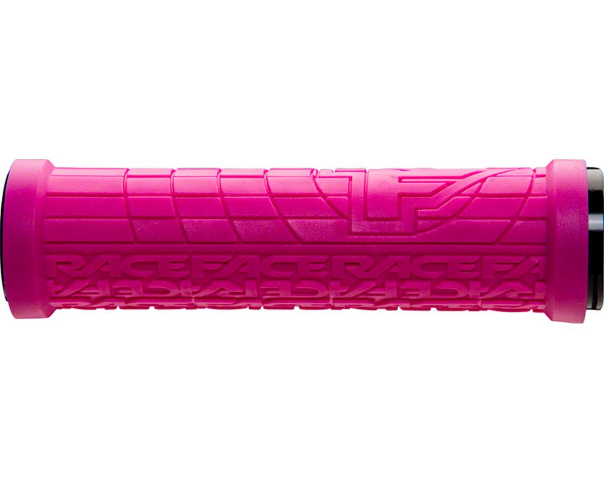 Race Face Grippler Lock-On Grips (Magenta) (30mm)
