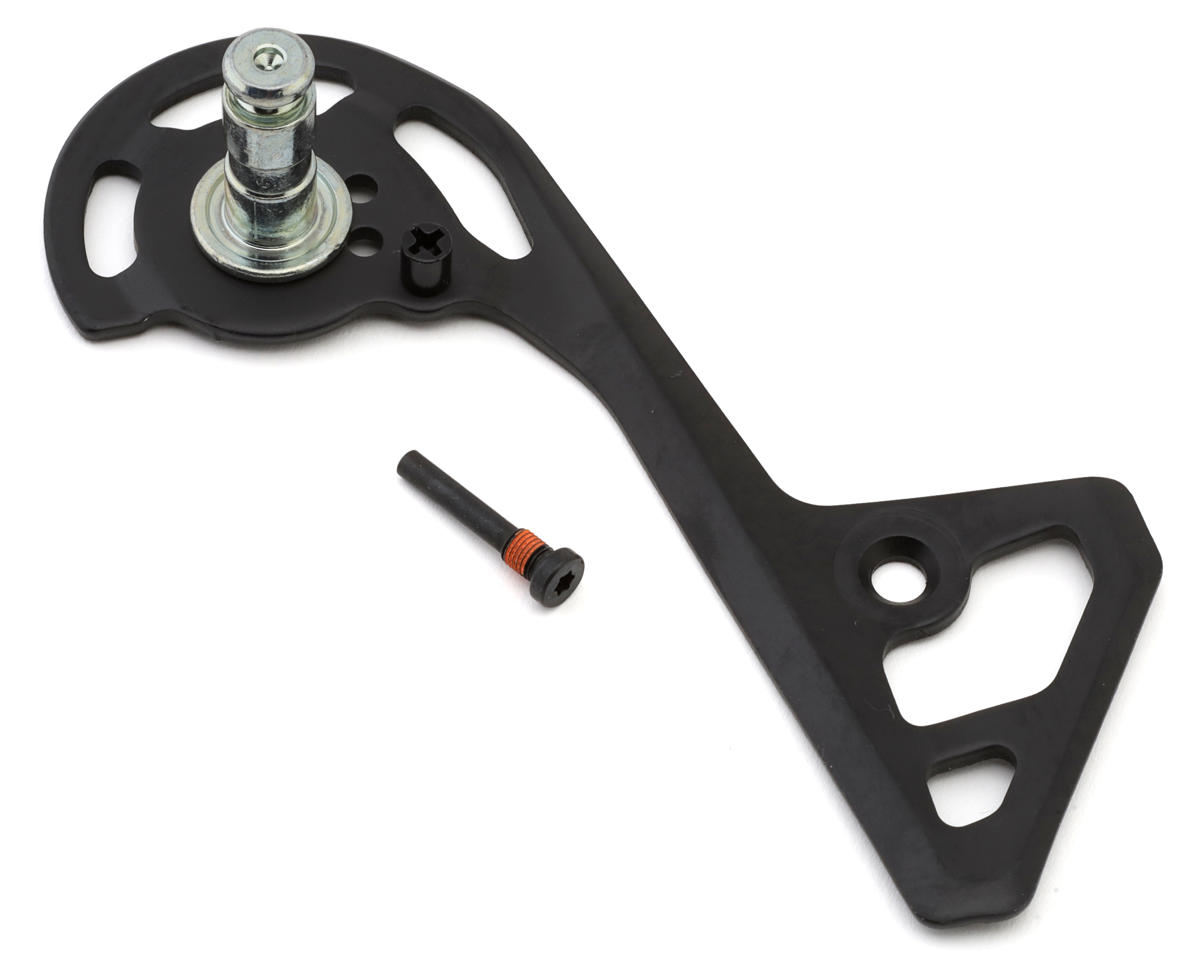 Shimano RD-R7000 105 Rear Derailleur Outer Plate & Fixing Screw (Black) (SS | Short Cage) (2 x 11 Speed)