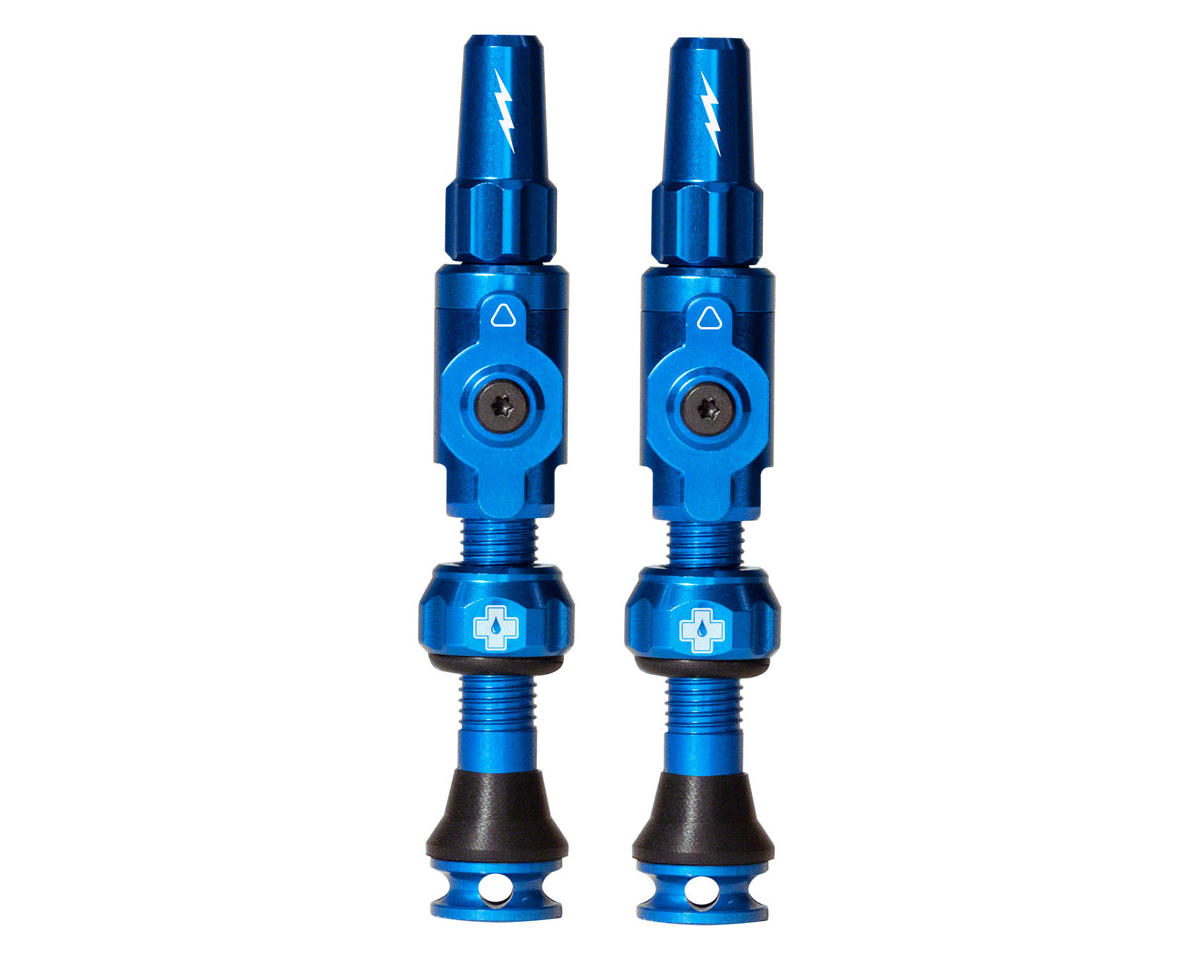 Muc-Off Big Bore Lite Tubeless Valves (Blue) (Medium) (35mm)