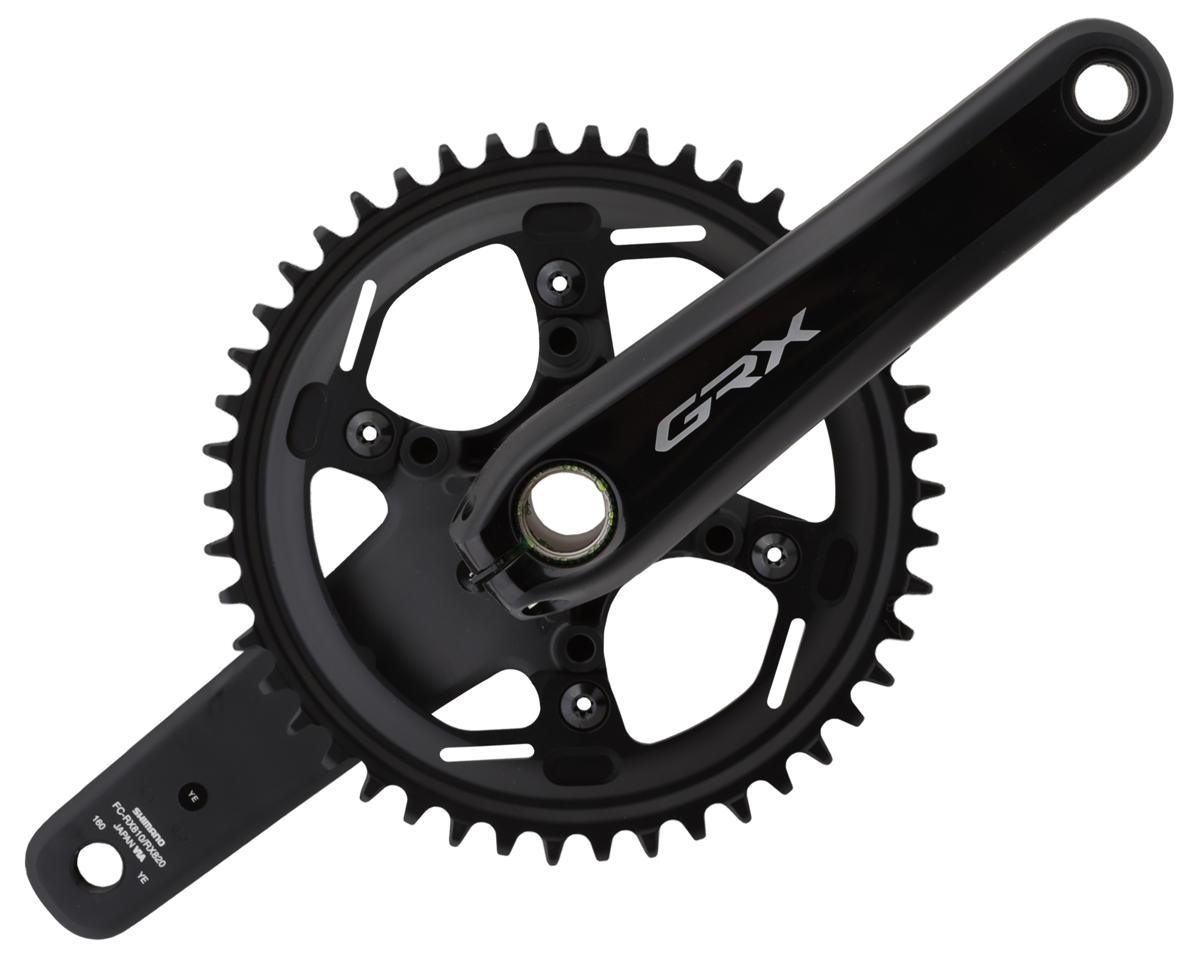 Shimano GRX RX820-1 Crankset (Black) (1 x 12 Speed) (Hollowtech II) (160mm) (46T)