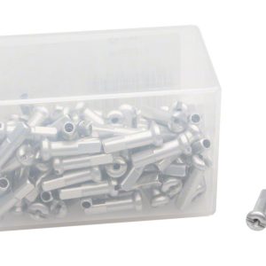 DT Swiss Alloy Nipples (Silver) (2.0 x 16mm) (Box of 100)