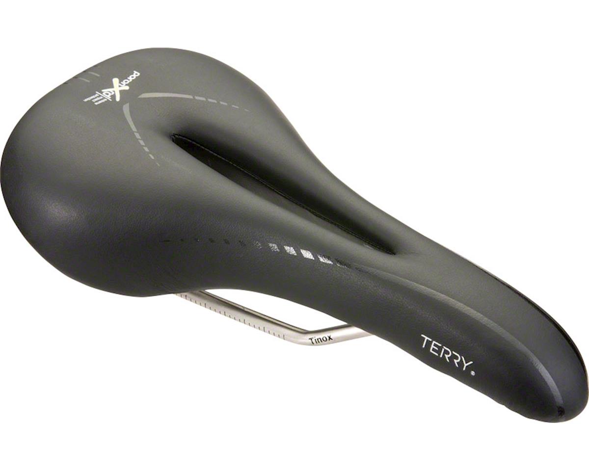 Terry Men’s Fly Century Saddle (Black) (Titanium Rails) (140mm)
