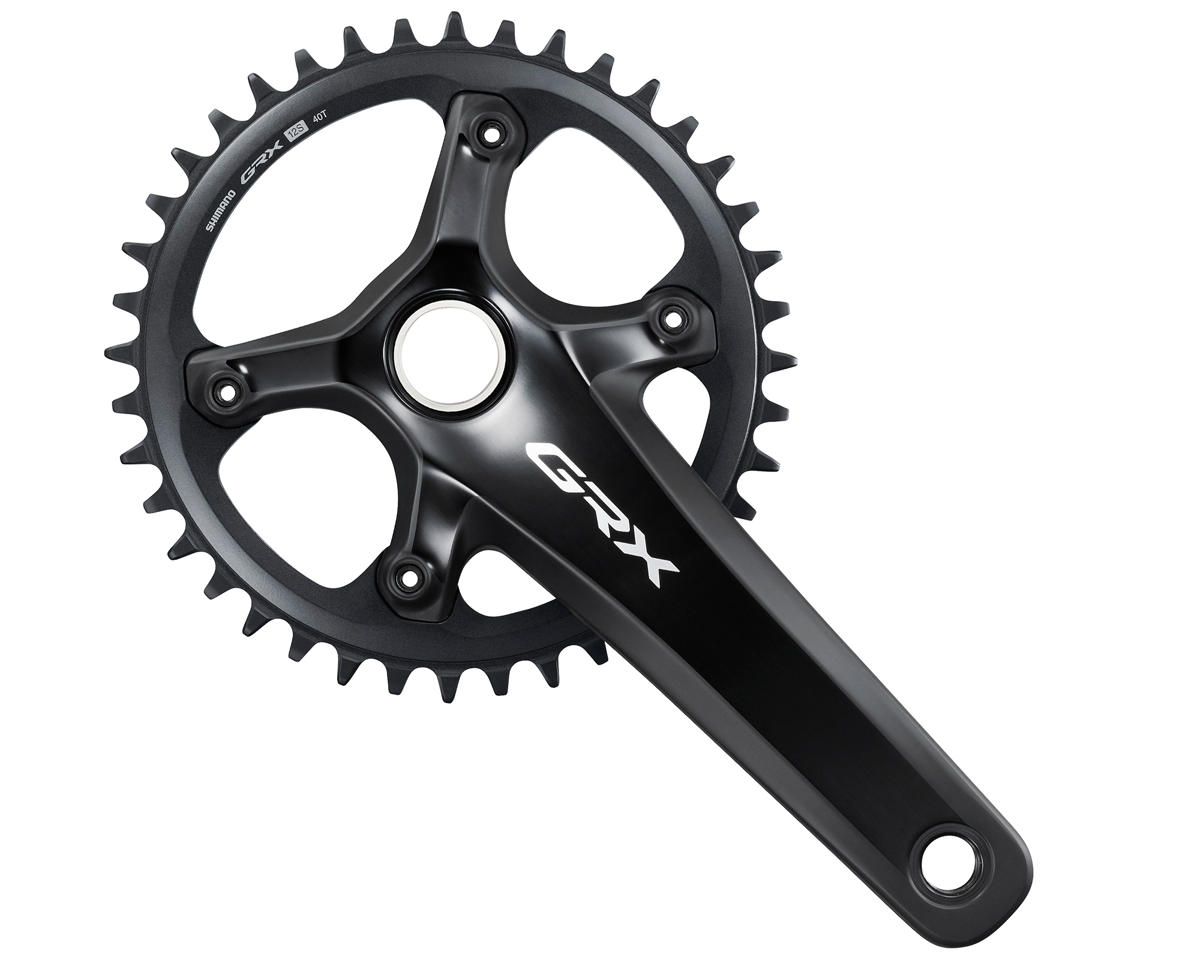 Shimano GRX RX820-1 Crankset (Black) (1 x 12 Speed) (Hollowtech II) (170mm) (40T)