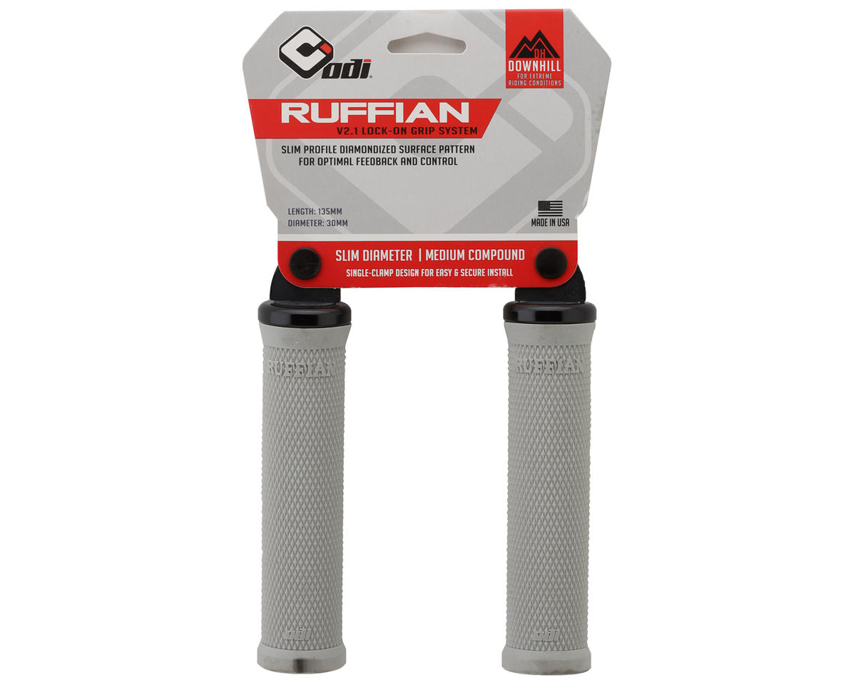 ODI Ruffian V2.1 Lock-On Grips (Grey) (135mm)