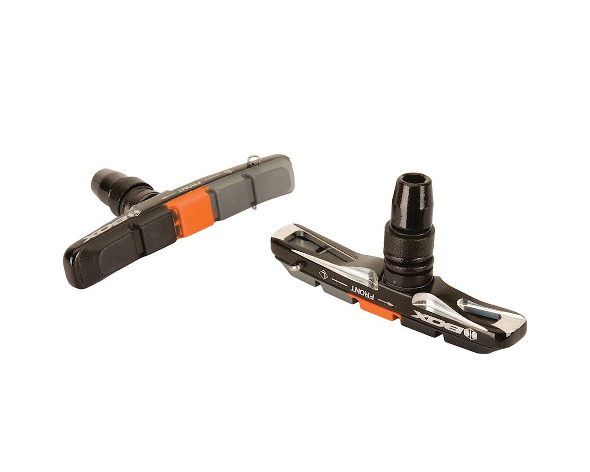 Box One V-Brake Pads (Black) (1 Pair) (Threaded)