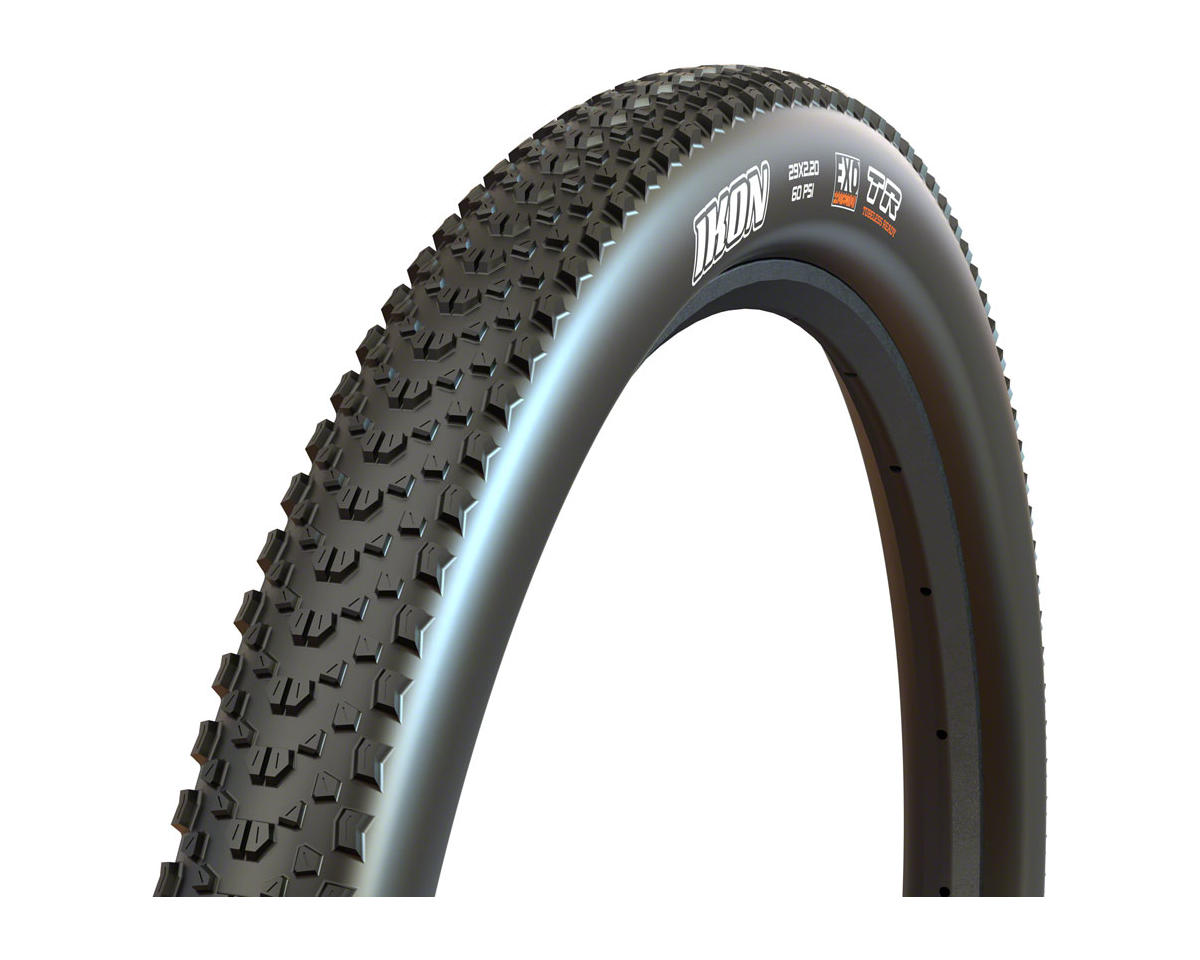 Maxxis Ikon Tubeless XC Mountain Tire (Black) (26″) (2.2″) (MaxxSpeed/EXO)