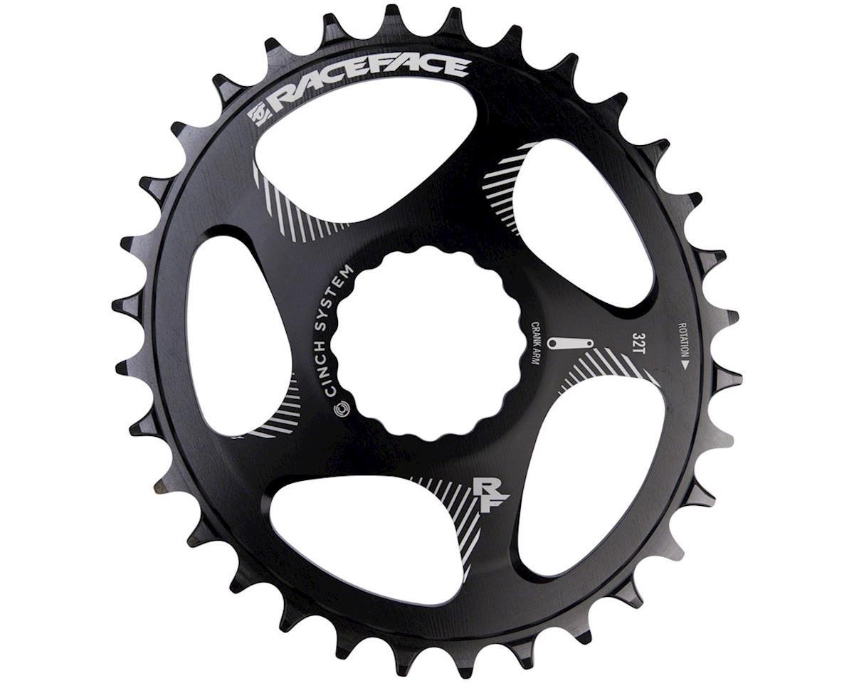 Race Face Narrow-Wide Oval CINCH Direct Mount Chainring (Black) (1 x 9-12 Speed) (Single) (28T) (3mm Offset/Boost)