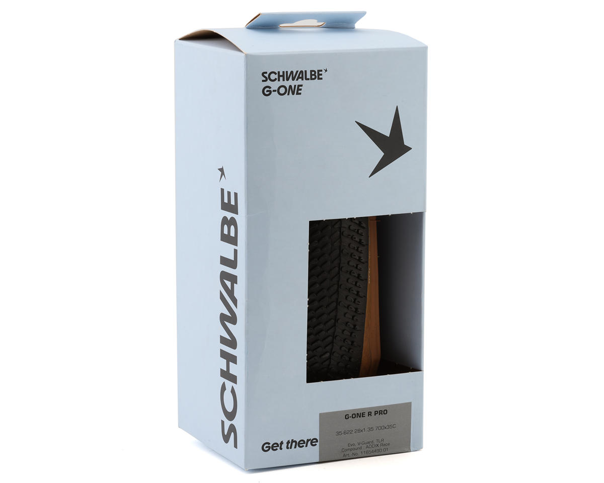 Schwalbe G-One R Pro Tubeless Gravel Tire (Transparent) (700c) (35mm) (Addix Race/PRO) (Evolution)