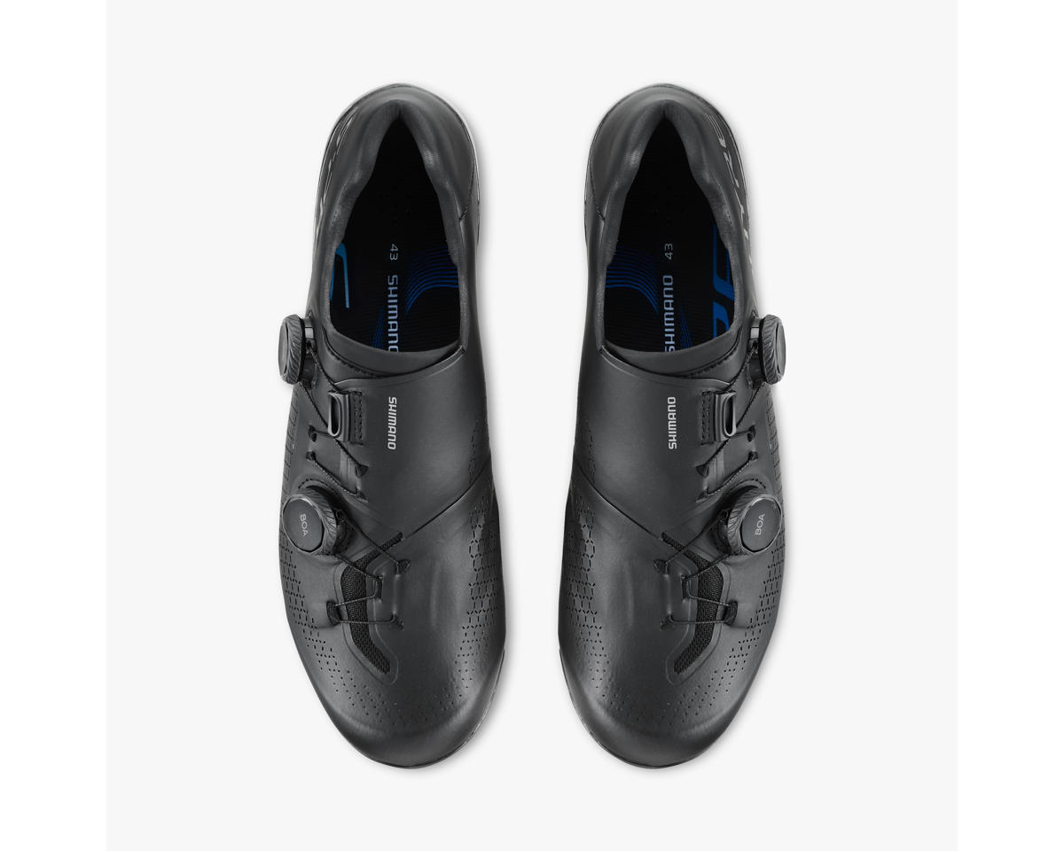 Shimano SH-RC910 S-PHYRE Road Bike Shoes (Black) (42) (Wide)