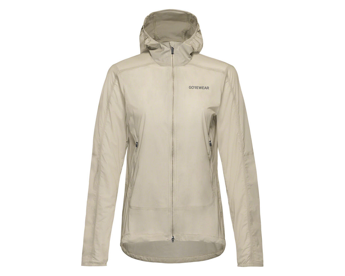 Gore Wear Fernflow Hooded Windbreaker (Black) (Women’s) (L)