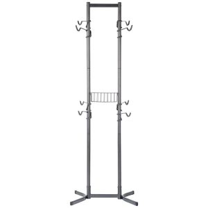 Delta Freestanding Bike Rack (Silver) (4 Bikes)