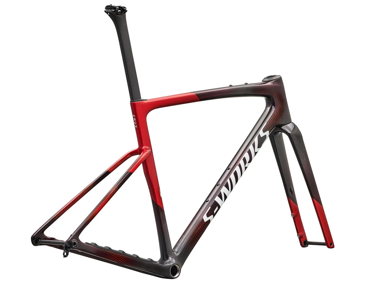 Specialized S-Works Crux 5 Frameset (Cayenne/Red Tint/White Metallic) (49cm)