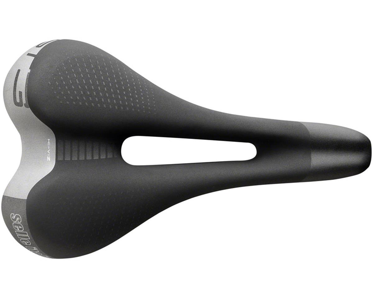 Selle Italia ST 3 SuperFlow Saddle (Black/HiVis)