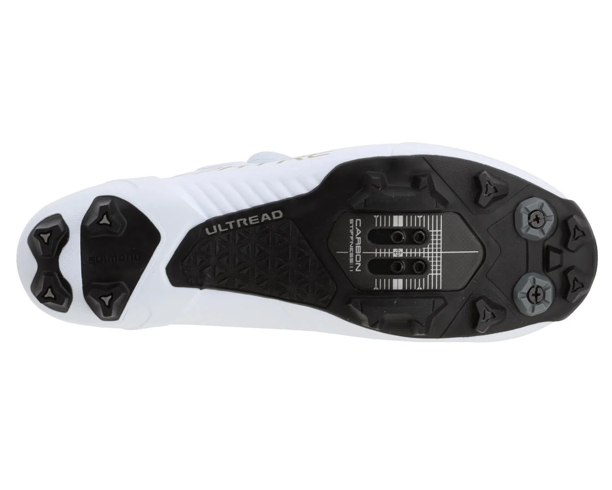 Shimano Women’s SH-XC903 S-PHYRE Mountain Bike Shoes (White) (41)