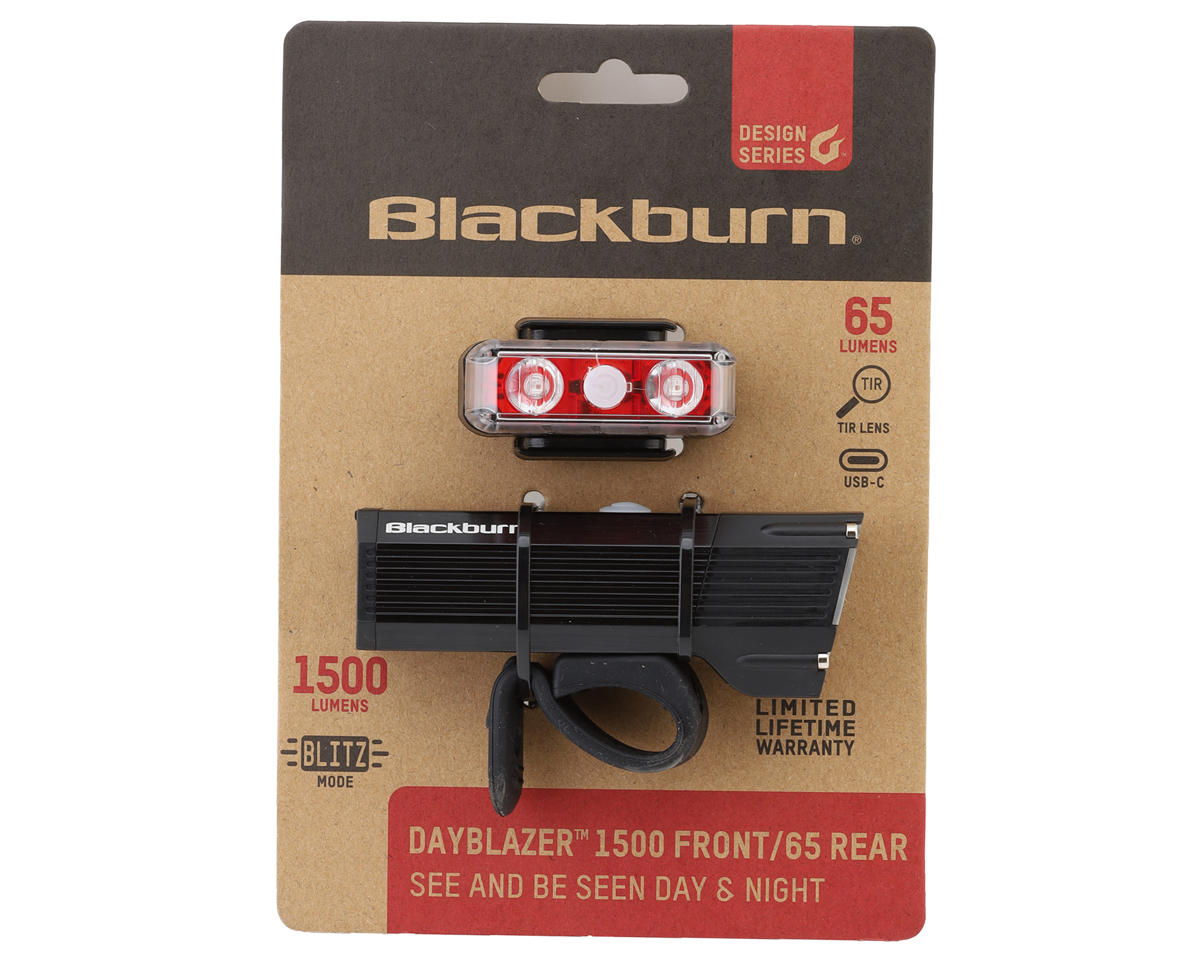 Blackburn Dayblazer 1500 Headlight & Tail Light Set (Black)