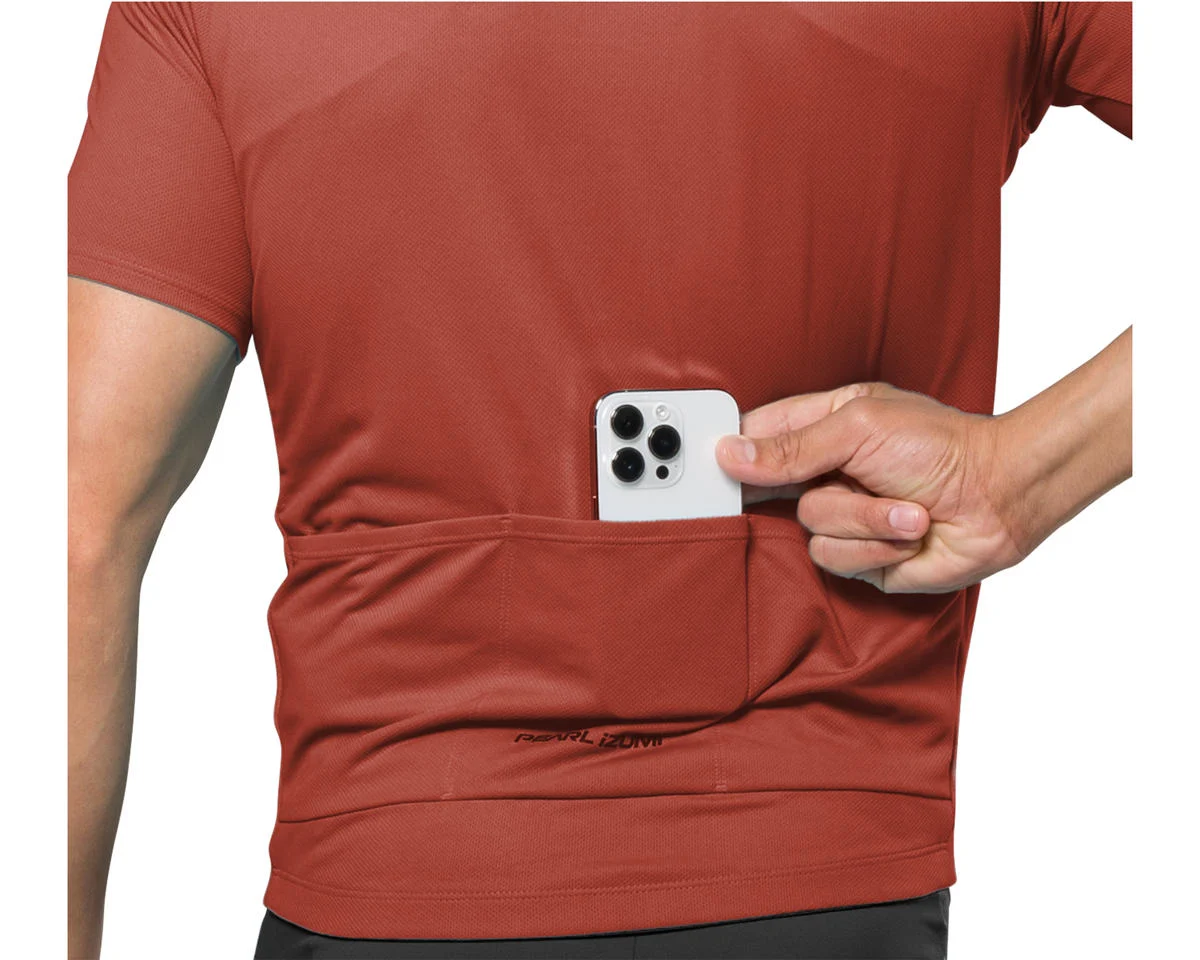 Pearl iZUMi Quest Short Sleeve Jersey (Ketchup) (S)
