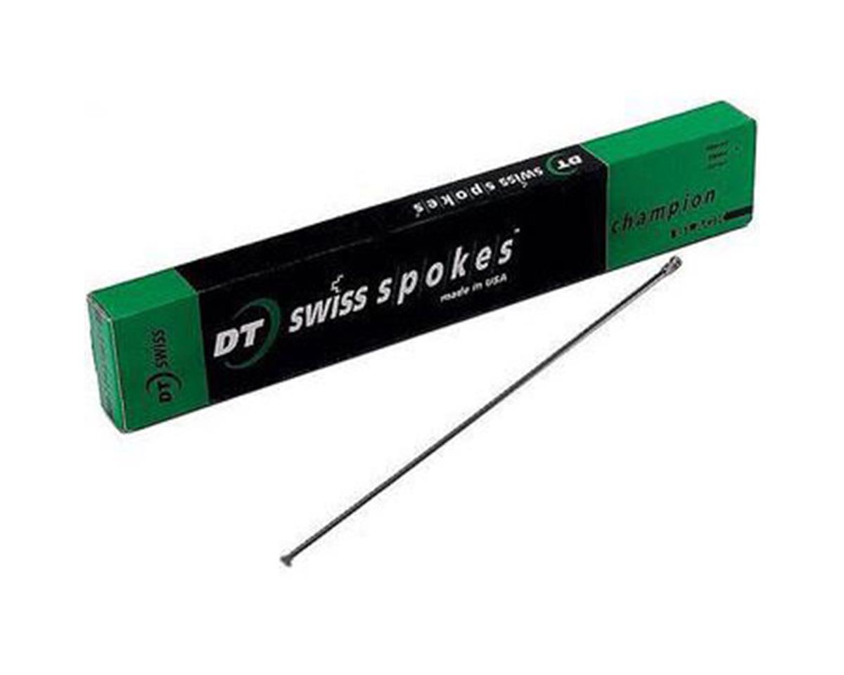 DT Swiss Champion Spokes (Black) (Straight Pull) (2.0/14G) (Box of 20) (300mm)