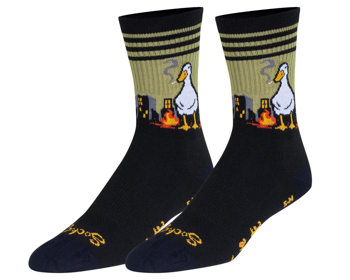 Sockguy 6″ Socks (Bonkers) (Duck) (S/M)