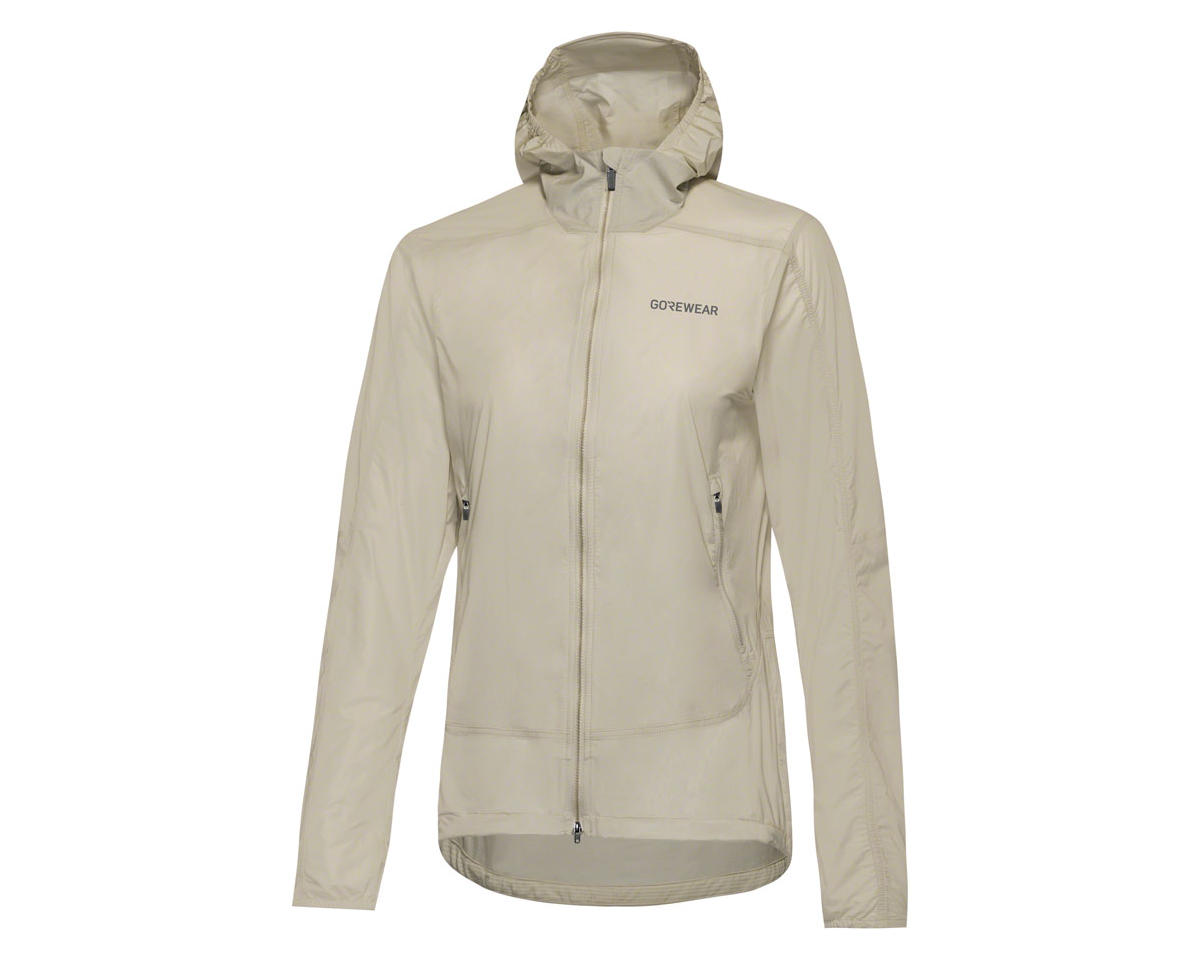 Gore Wear Fernflow Hooded Windbreaker (Black) (Women’s) (L)