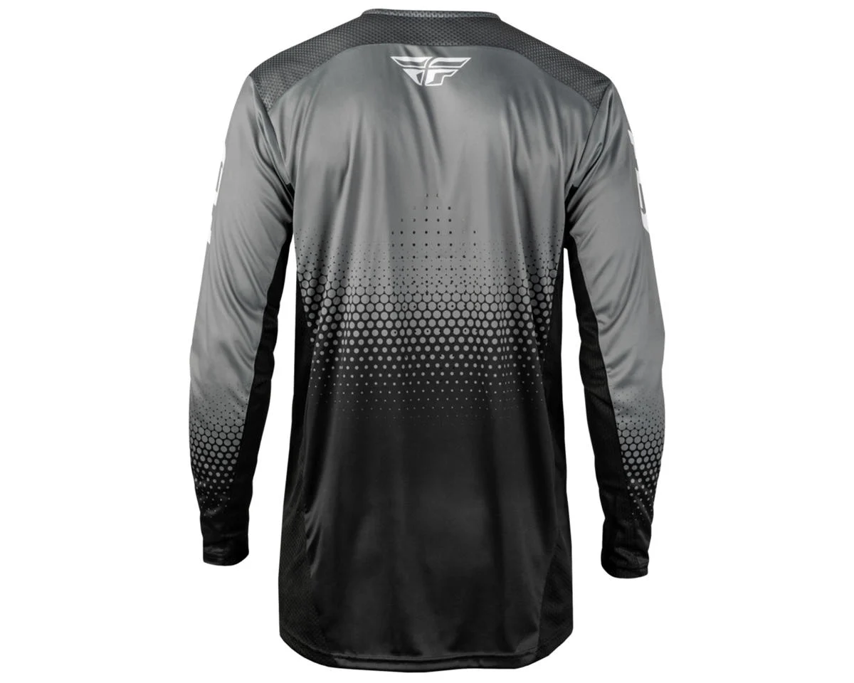 Fly Racing Youth Rayce Sonar Jersey (Black/Grey/White) (Youth L)