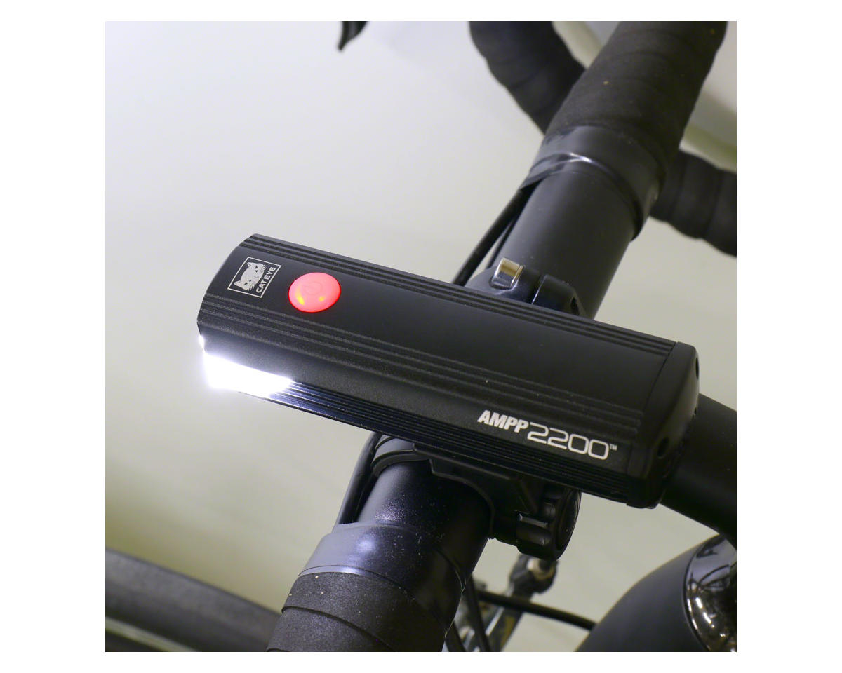 CatEye AMPP2200 Headlight (Black) (2200 Lumens) (USB Rechargeable)