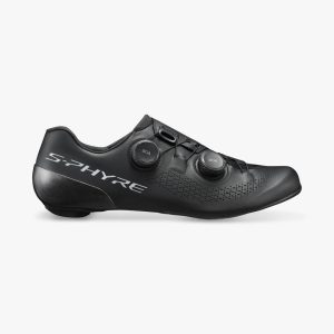 Shimano SH-RC910 S-PHYRE Road Bike Shoes (Black) (42) (Wide)