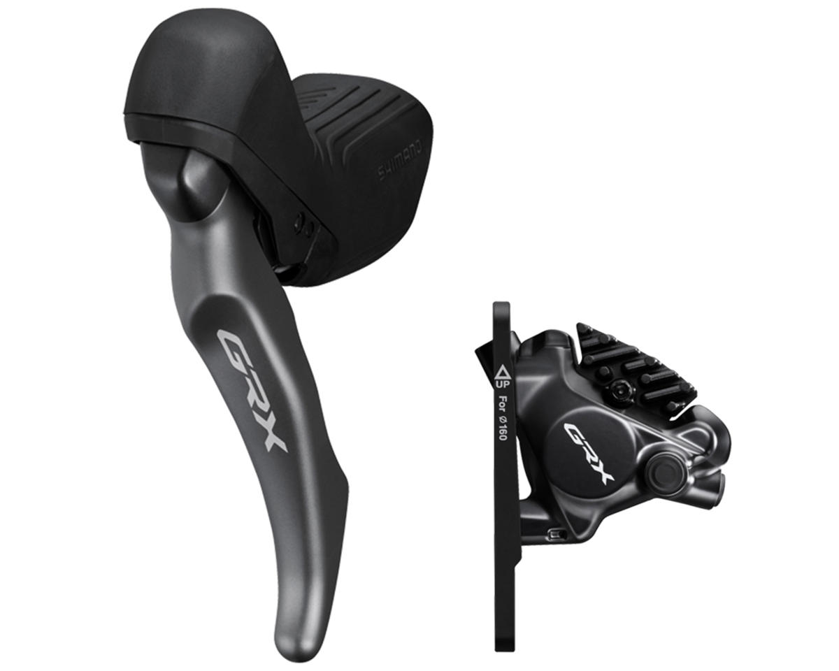 Shimano GRX RX820 Brake/Shift Lever Kit (Black) (Flat Mount) (Left) (Brake Only) (BR-RX820 Caliper Included)