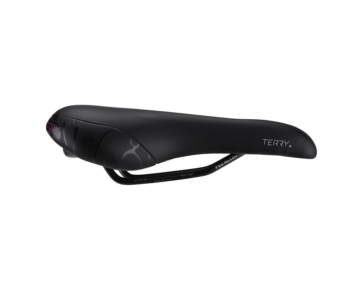 Terry Women’s Butterfly Chromoly Gel Saddle (Black) (FeC Alloy Rails) (155mm)