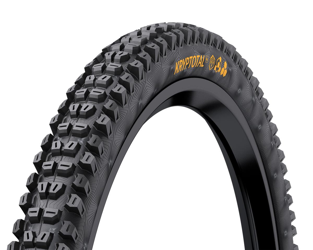 Continental Kryptotal-R Tubeless Mountain Bike Tire (Black) (27.5″) (2.4″) (SuperSoft/Downhill)