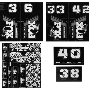 Fox Suspension Custom Decal Kit (Battleship Grey)