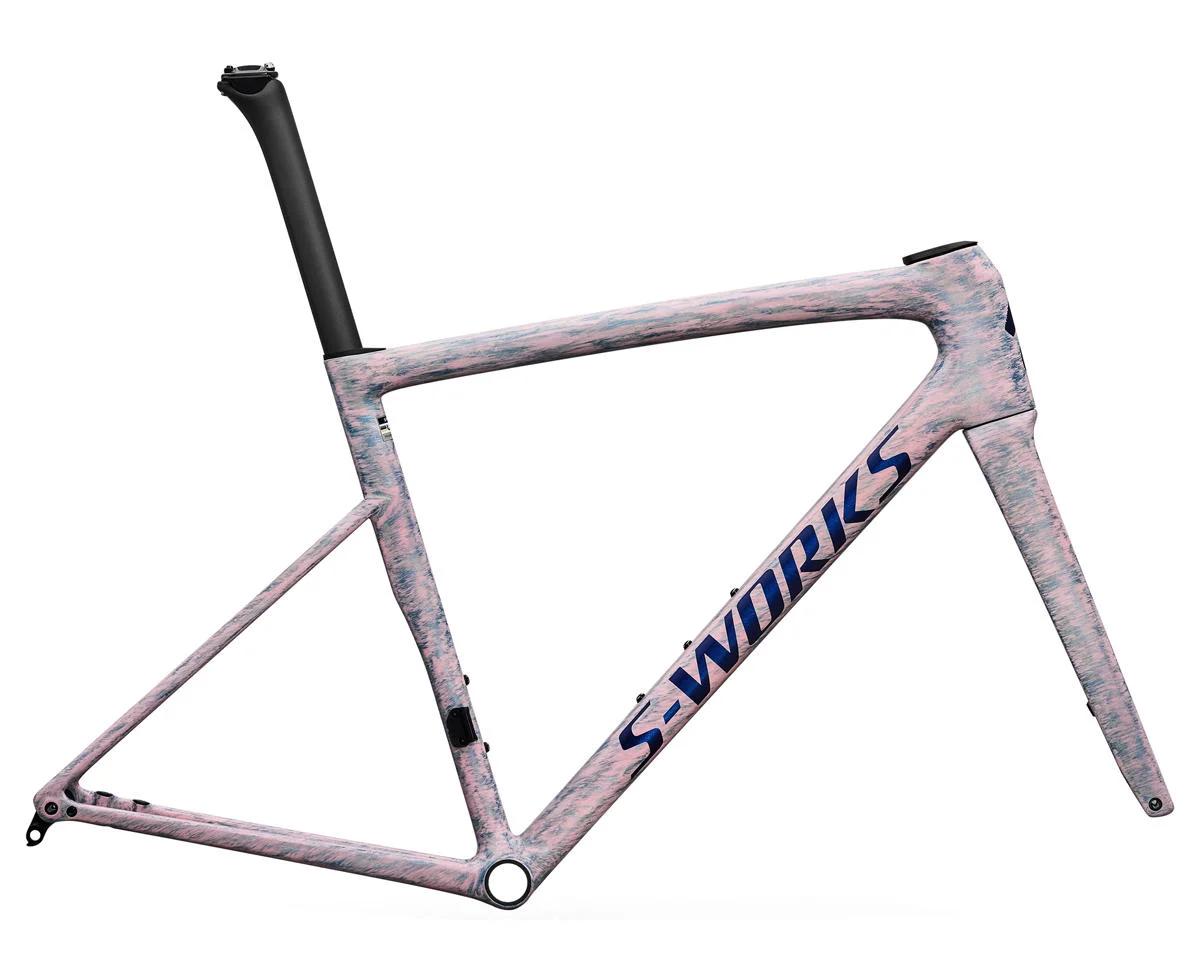 Specialized S-Works Tarmac SL8 Frameset (Gloss Dolomite Metallic/Blue Majesty) (58cm)