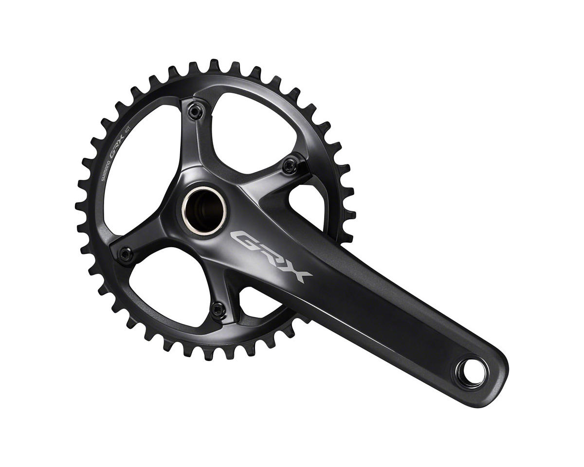 Shimano GRX FC-RX810 Crankset (Black) (1 x 11 Speed) (Hollowtech II) (172.5mm) (40T)