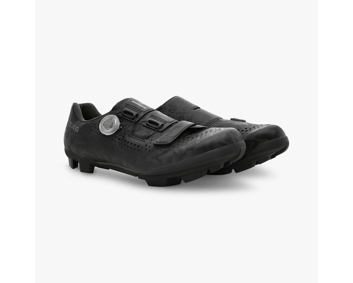 Shimano SH-RX600E Gravel Shoes (Black) (41) (Wide) (Wide Version)