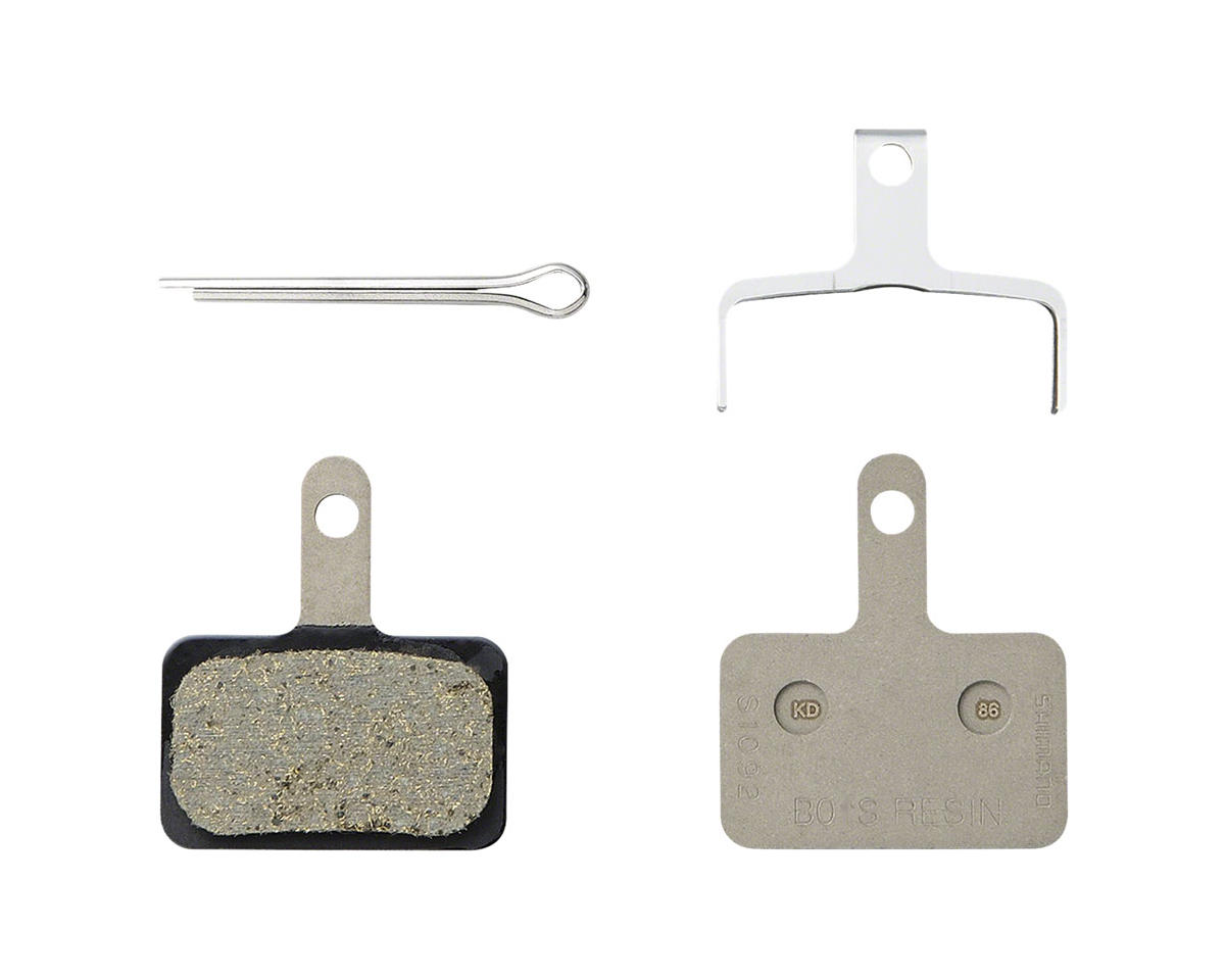 Shimano B05S-RX Resin Pad Bulk Pack (No Fin) (w/Springs) (w/3 Types Of Split Pin) (25 Pairs)