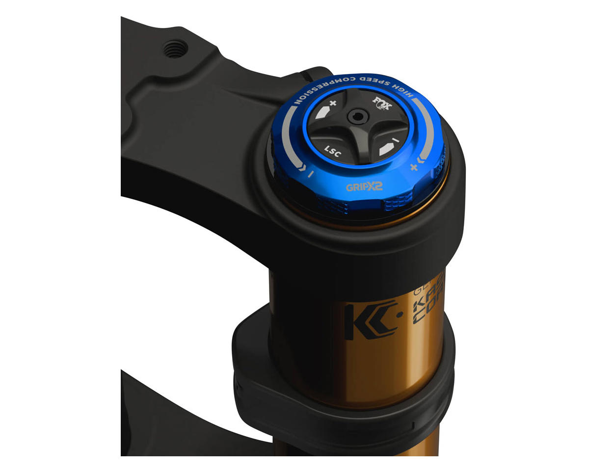 Fox Suspension 40 Factory Series DH Suspension Fork (Shiny Black) (52mm Offset) (29″) (203mm) (2027) (Grip X2) (20 x 110mm Thru Axle)