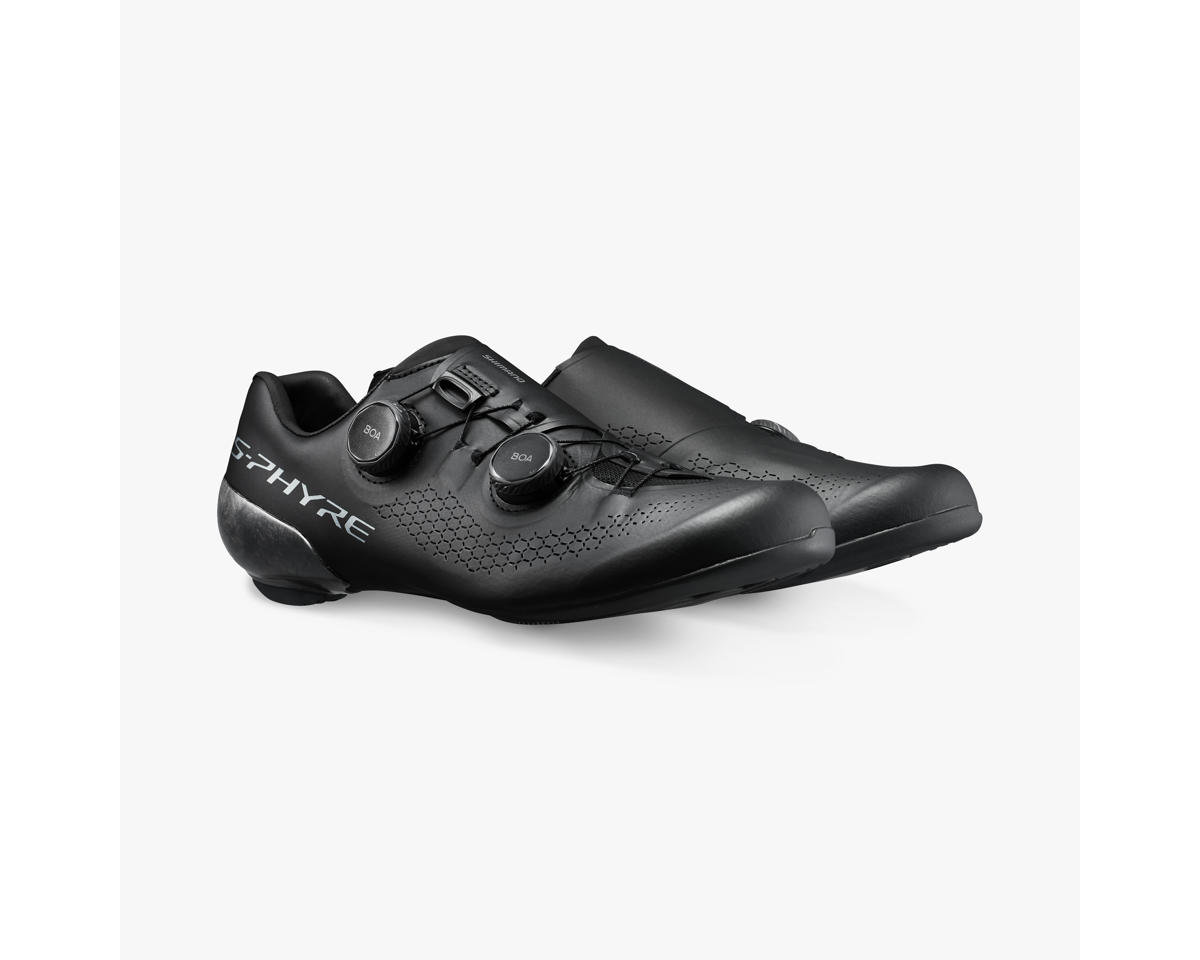 Shimano SH-RC910 S-PHYRE Road Bike Shoes (Black) (42) (Wide)