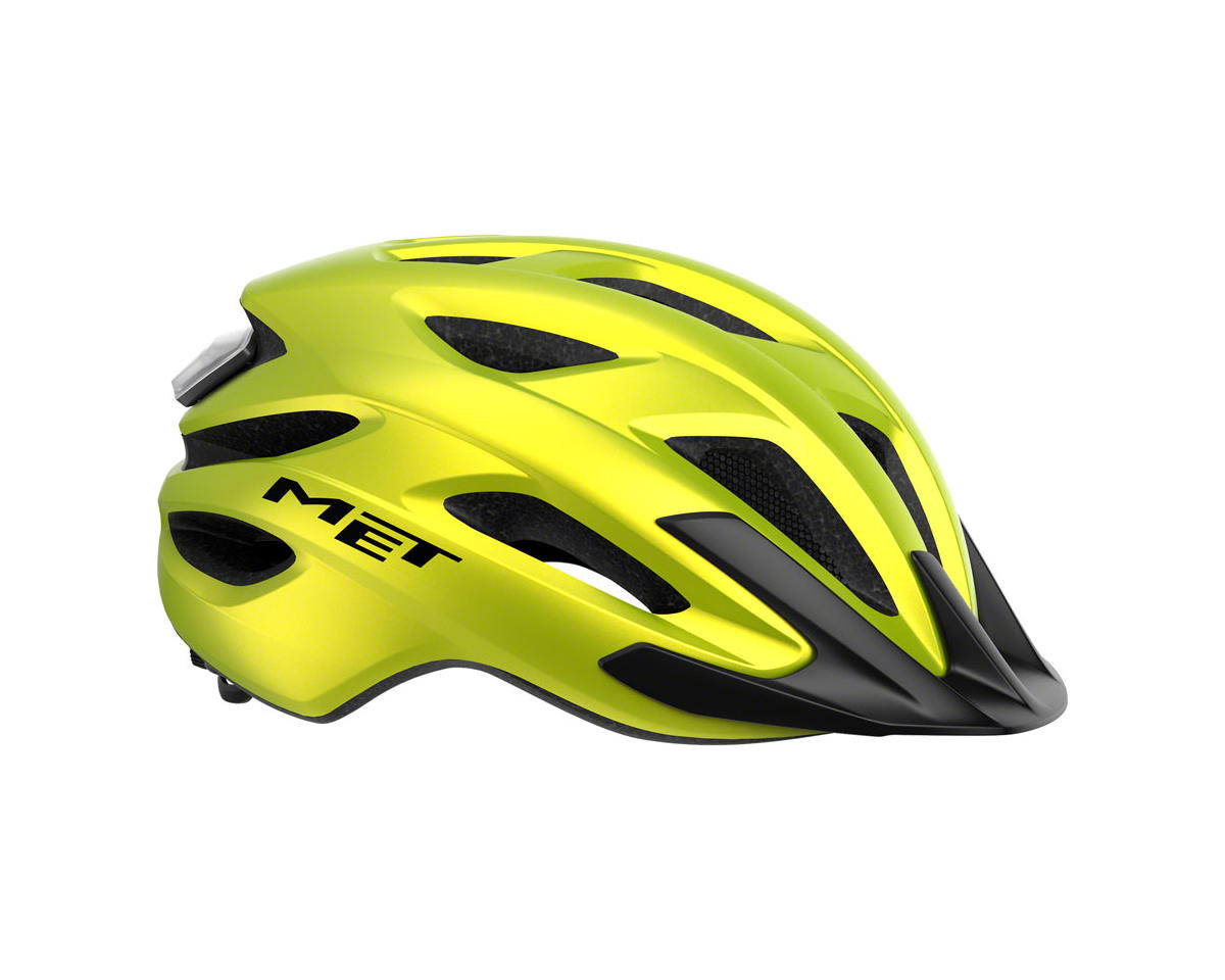 Met Crossover MIPS Helmet (Lime Yellow Metallic Matte) (XL)
