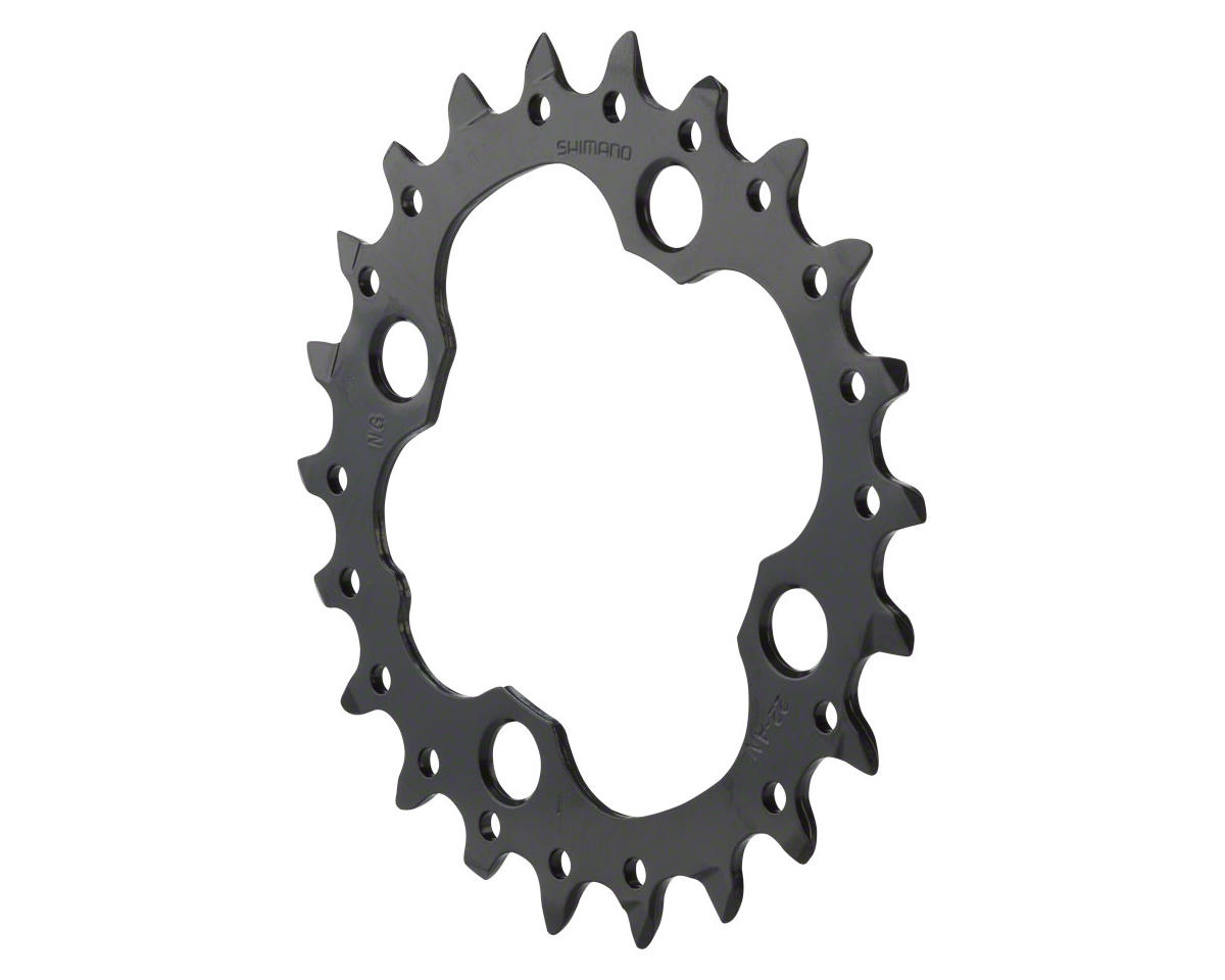 Shimano FC-M672 Chainrings (Black) (3 x 10 Speed) (Inner) (22T) (94/64mm Asym. BCD)