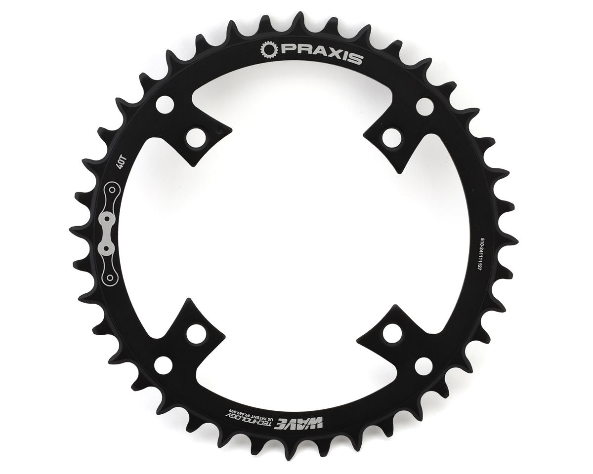 Specialized Praxis Front Chainring (Black) (1 x 10/11 Speed) (104mm BCD) (Single) (40T) (For 2017+ Turbo Vado/Como/Tero)