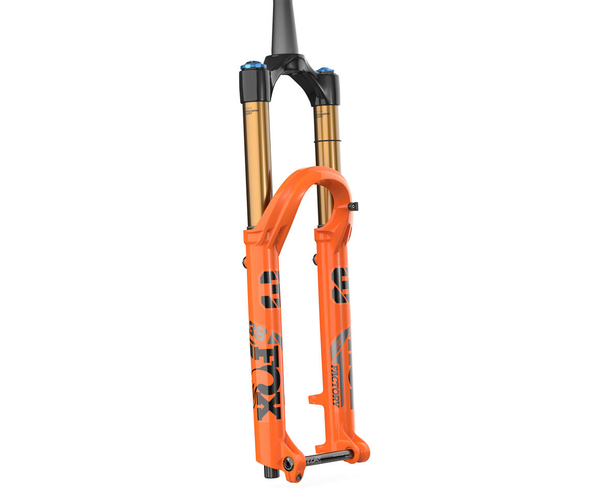 Fox Suspension 38 Factory Series Enduro Fork (Shiny Orange) (44mm Offset) (GRIP X 2 | Kabolt-X) (29″) (170mm) (15 x 110mm) (Tapered)