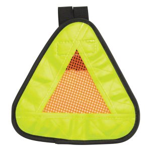 Aardvark Reflective Triangle Yield Symbol (7 x 7″) (w/ Velcro Strap)