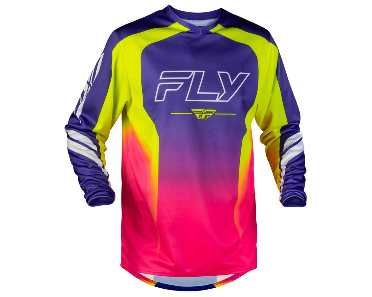 Fly Racing F-16 Raze Jersey (Purple/Red/Yellow) (L)