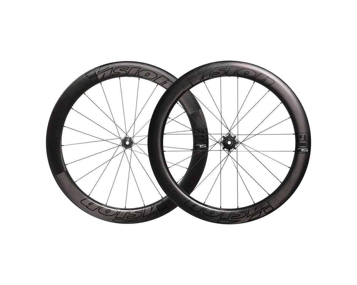Vision Metron 60 SL TL Disc Wheelset (Black) (Centerlock) (Shimano HG 11/12) (700c) (12 x 100/142mm) (Tubeless)