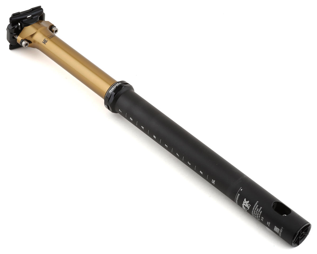 Fox Suspension Transfer SL Factory Dropper Seat Post (Kashima Coating) (31.6mm) (455mm) (125mm) (Internal Routing) (Remote Not Included)