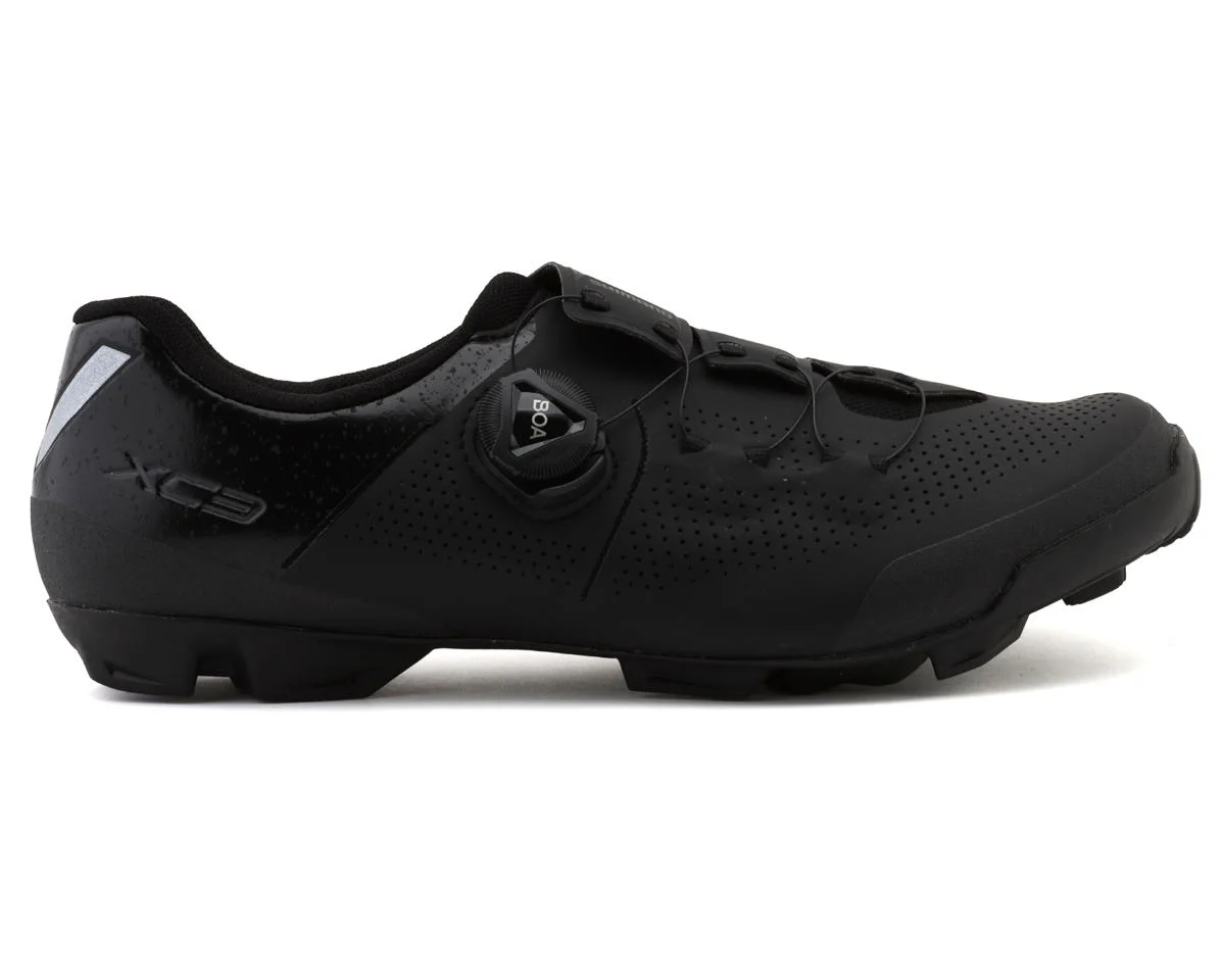 Shimano SH-XC302 Mountain Bike Shoes (Black) (42) (Wide)
