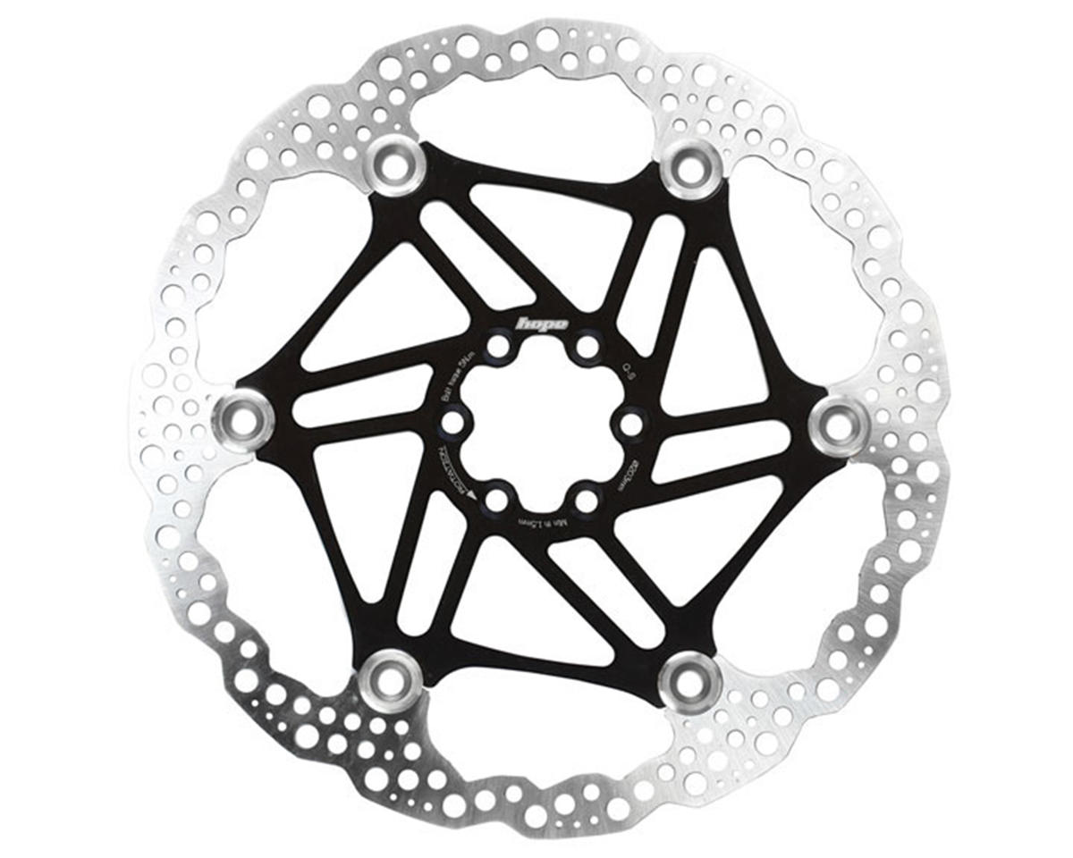 Hope Floating Disc Brake Rotor (Black) (6-Bolt) (180mm)