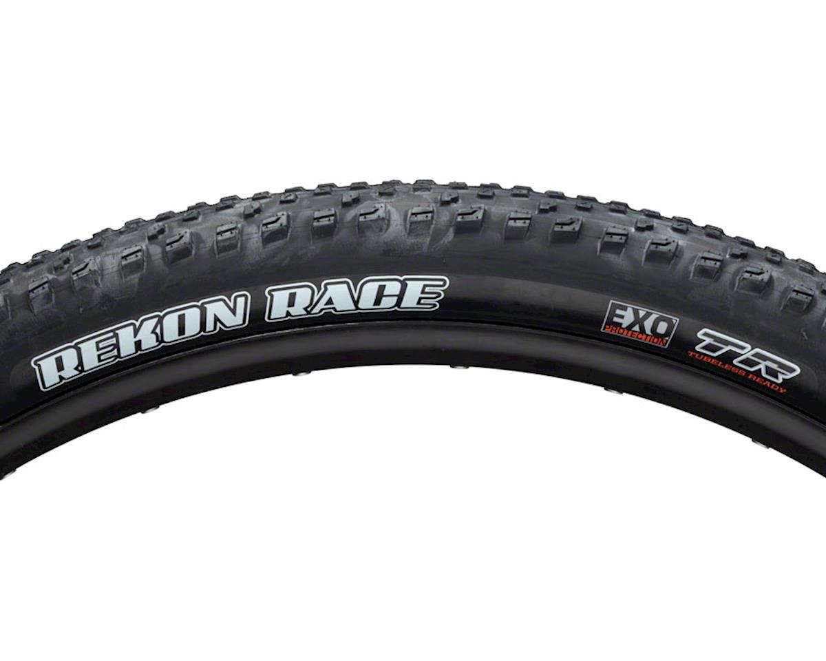 Maxxis Rekon Race Tubeless XC Mountain Tire (Black) (29″) (2.25″) (Dual/EXO)