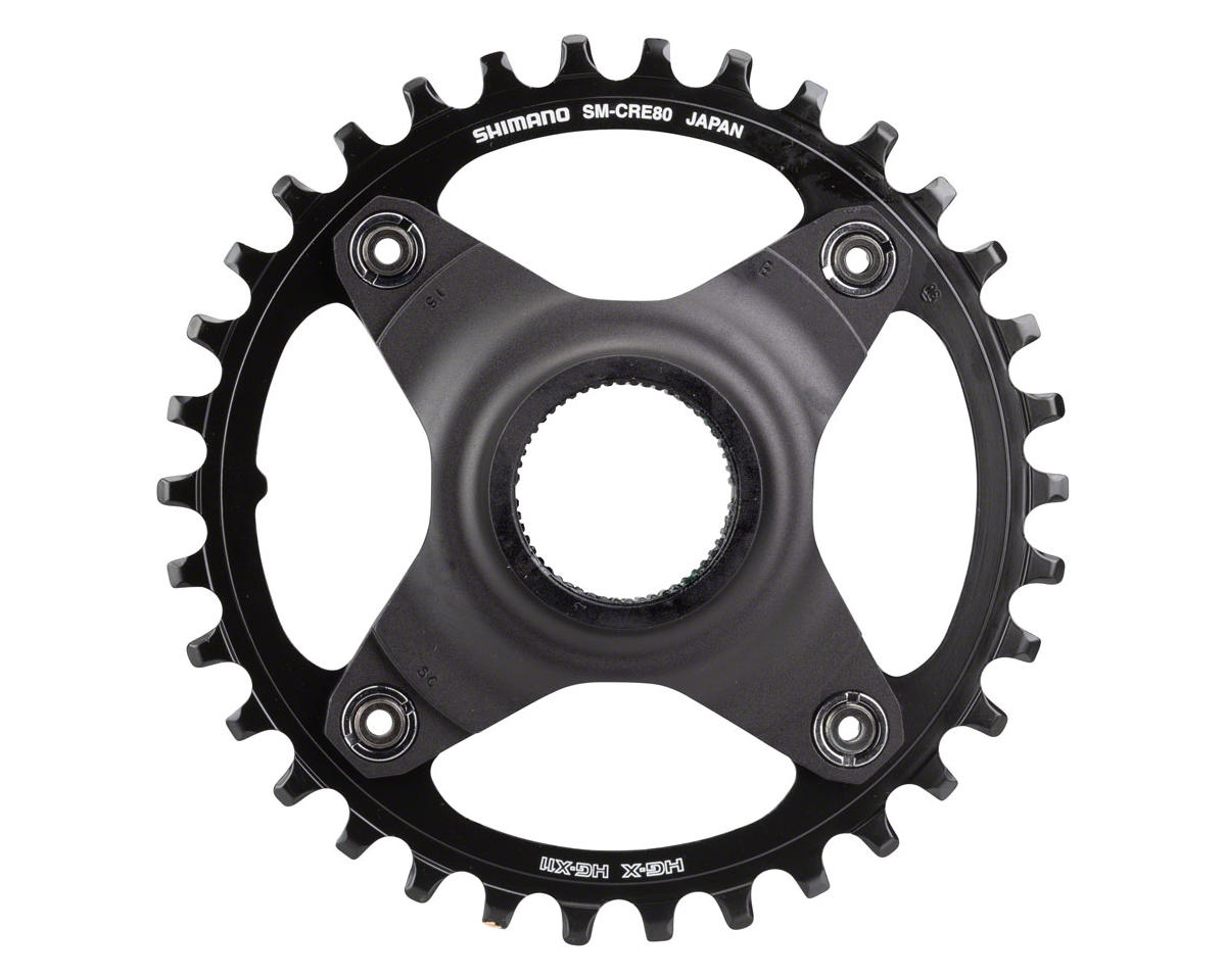 Shimano Steps E-MTB Direct Mount Chainring (Black) (1 x 10/11 Speed) (Single) (53mm Chainline) (34T)