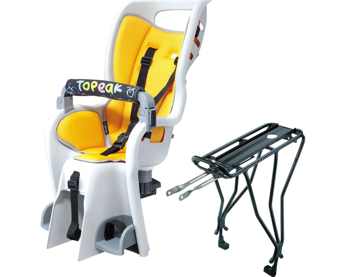 Topeak Baby Seat II Child Seat & Rack (Grey/Yellow) (29″) (For Disc Brake)
